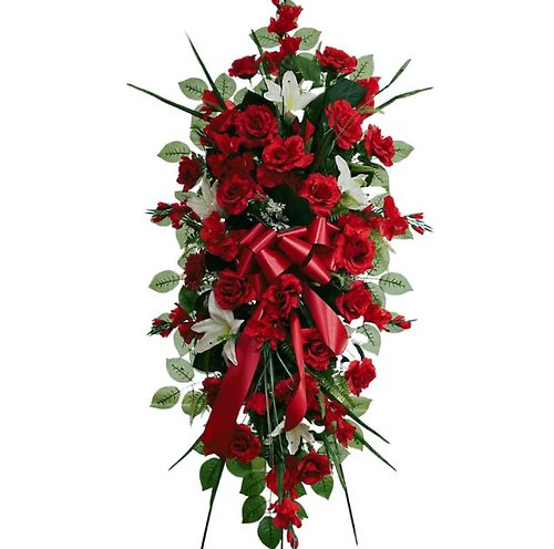 Red Standing Spray