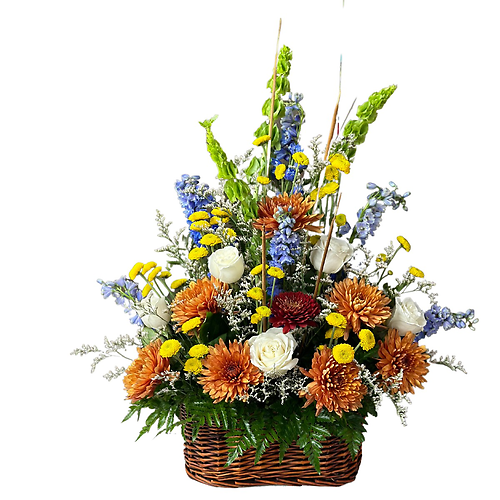 Wicker Sympathy Basket