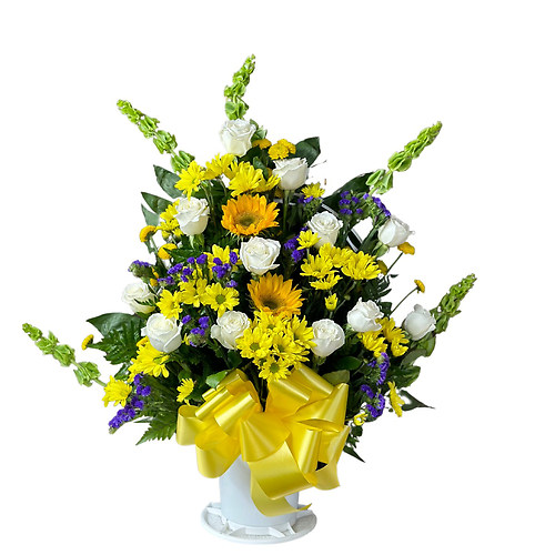 Yellow Sympathy Basket