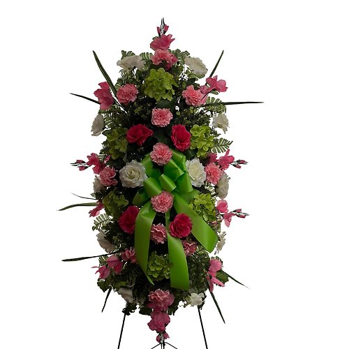 Pink & Green Standing Spray