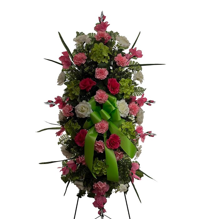 Pink & Green Standing Spray