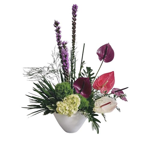 Exotic Bowl of Flowers